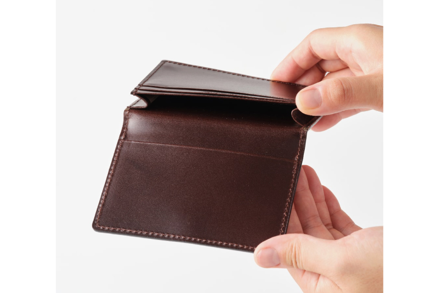 SOMES 名刺入れ （ブラウン）PT-89 [ソメスサドル 北海道 砂川市 12260812-a] ソメス カードケース 名刺ケース メンズ レディース 本革 革 革製品 somes saddle レビューキャンペーン