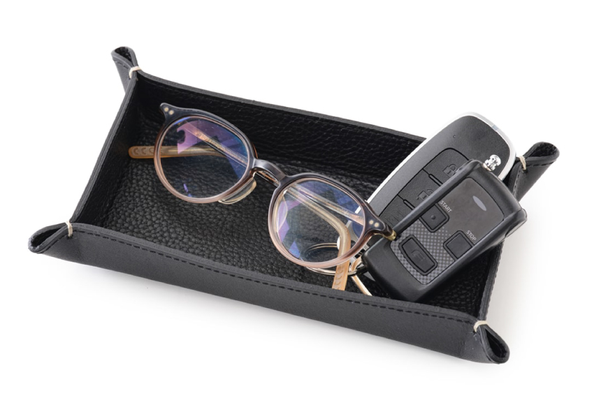 SOMES GL-15 レザートレー ブラック [ソメスサドル 北海道 砂川市 12260917] ソメス インテリア トレー 日本製 本革 革 革製品 レザー