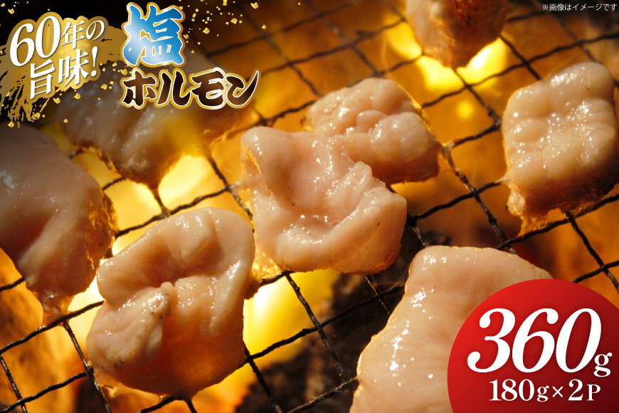 塩 ホルモン 180g 2パック 計360g [木村精肉店 北海道 歌志内市 01227al005] 小分け 冷凍 焼き肉 焼肉 豚
