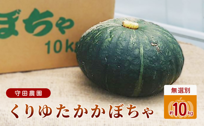 北海道ふらの【守田農園】くりゆたか かぼちゃ 無選別 約10kg|JAL