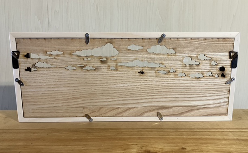 FURANO KUMIKO 小サイズ 【イマイカツミ】 組子 工芸品 アート 和風 置物 インテリア 北海道 富良野市 アート組子 職人の技