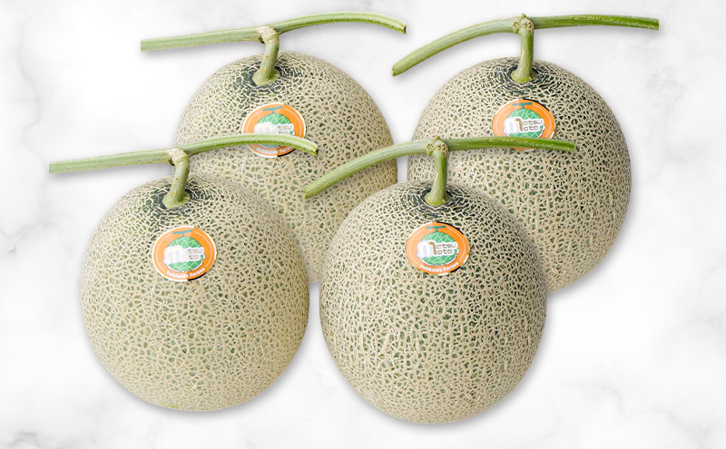 【2026年夏発送】厳選ふらのメロン 赤肉 4玉（8kg）糖度15度以上 [ファームまつもと] メロン 赤肉メロン フルーツ 果物 新鮮 甘い 贈り物 ギフト  ジューシー ブランドメロン 夏 北海道 富良野