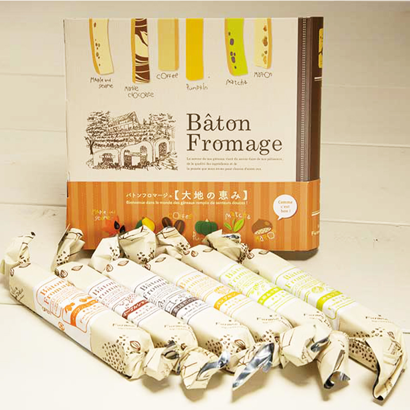 菓子工房フラノデリス バトンフロマージュ -大地の恵み- ( お菓子 スイーツ デザート お祝い おやつ 贈り物 ギフト 甘い 手作り 北海道 道産 富良野 ふらの )