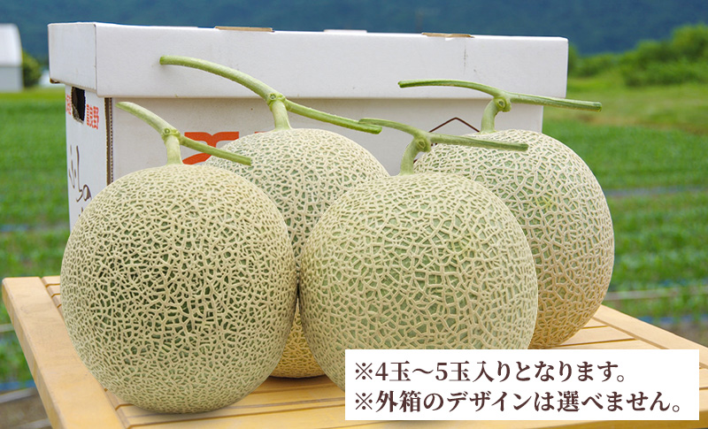 ＜2026年発送＞富良野メロン 秀品 4玉～5玉 （1玉約1.6kg～1.8kg）8kg箱 [ メロン フルーツ 果物 北海道 富良野 ]