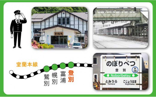 ◆登別駅◆mini駅名標