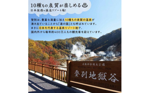 のぼりべつ温泉感謝券10，000円分