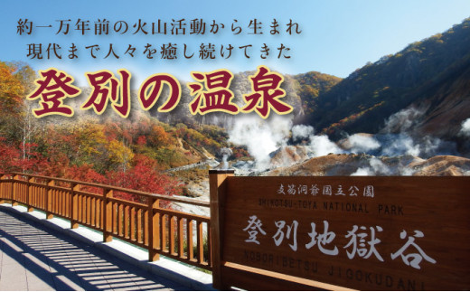 北海道遺産　登別地獄谷　「天然湯の素　登別の湯」　10包入り