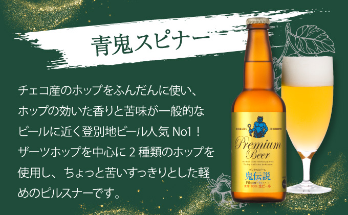 【数量限定】登別産ホップ使用のビールを含む地ビール6本 限定50セット ※12月1日以降順次発送
