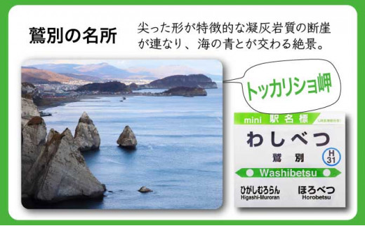 ◆登別駅・幌別駅・富浦駅・鷲別駅◆駅名グッズ全種類詰合せ