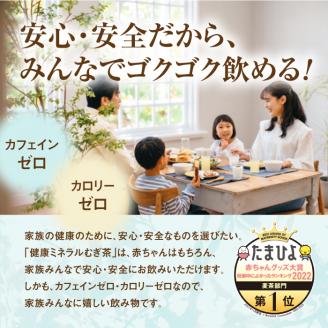 『定期便：全2回』健康ミネラルむぎ茶2L×6本×2箱【500016】