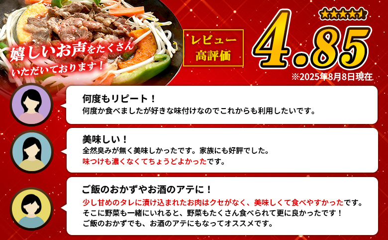 味付きジンギスカン300g×2個【16000902】