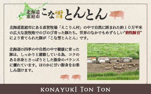 北海道雪国放牧豚こな雪とんとんフランクフルト（3本入り）【19006001】