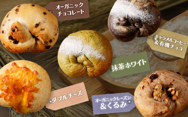 【定期便：全2回】トモヱベーグル ギフトセット「北の麦輪（むぎわ）１０個セット」【330003】