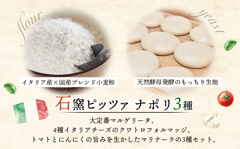 石窯ピッツァ 3枚 ナポリ3種 からだすこやか茶 350ml 24本 コラボ 返礼品 ピザ マルゲリータ クワトロフォルマッジ マリナーラ お茶 茶 トクホ 特定保健用食品 健康 ふるさと納税 北海道 恵庭市 恵庭【C99007】