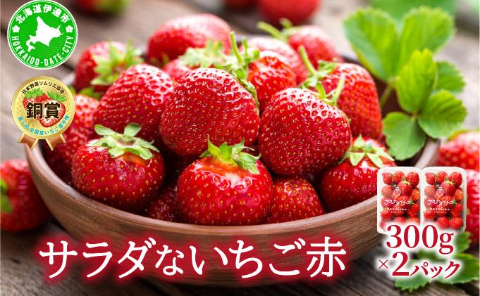 ＜2026年先行予約＞ サラダないちご（赤）ご褒美 苺 最旬 贈答 ギフト プレゼント 果物 フルーツ イチゴ 北海道 伊達【ecg-002】