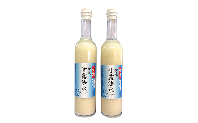 伊達甘露法水 甘酒（ノンアルコール）500ml×2本セット|JALふるさと納税|JALのマイルがたまるふるさと納税サイト