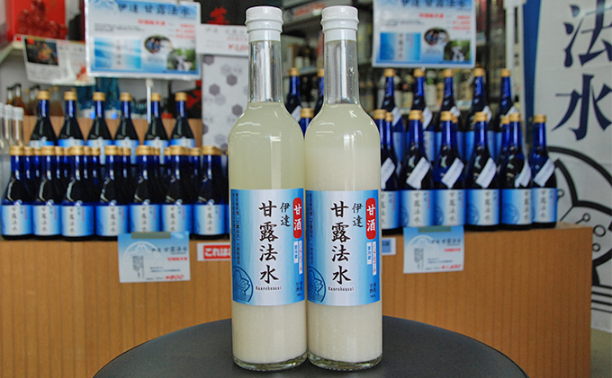 伊達甘露法水　甘酒（ノンアルコール）500ml×2本セット