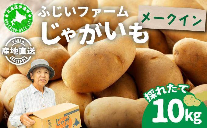 ＜先行予約＞北海道産 じゃがいも(メークイン) 約10kg【hjf-005】ジャガイモ 馬鈴薯 ポテト 芋 イモ 国産 野菜 人気 ふじいファーム