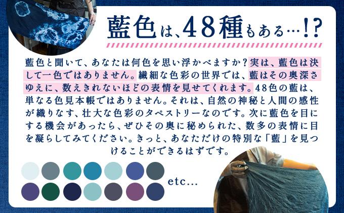 [5525-7055]0619藍染めTシャツ（濃藍）XL