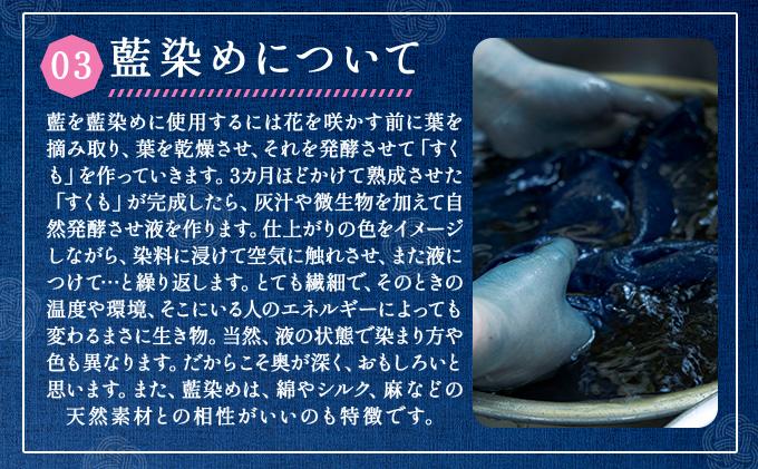 [5525-7045]0617藍染めTシャツ（薄藍）XL