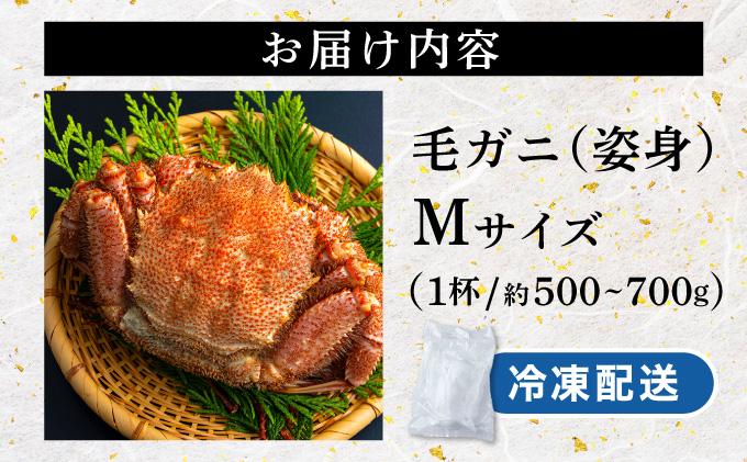 毛ガニ（姿身）Mサイズ 1尾 ogm-015