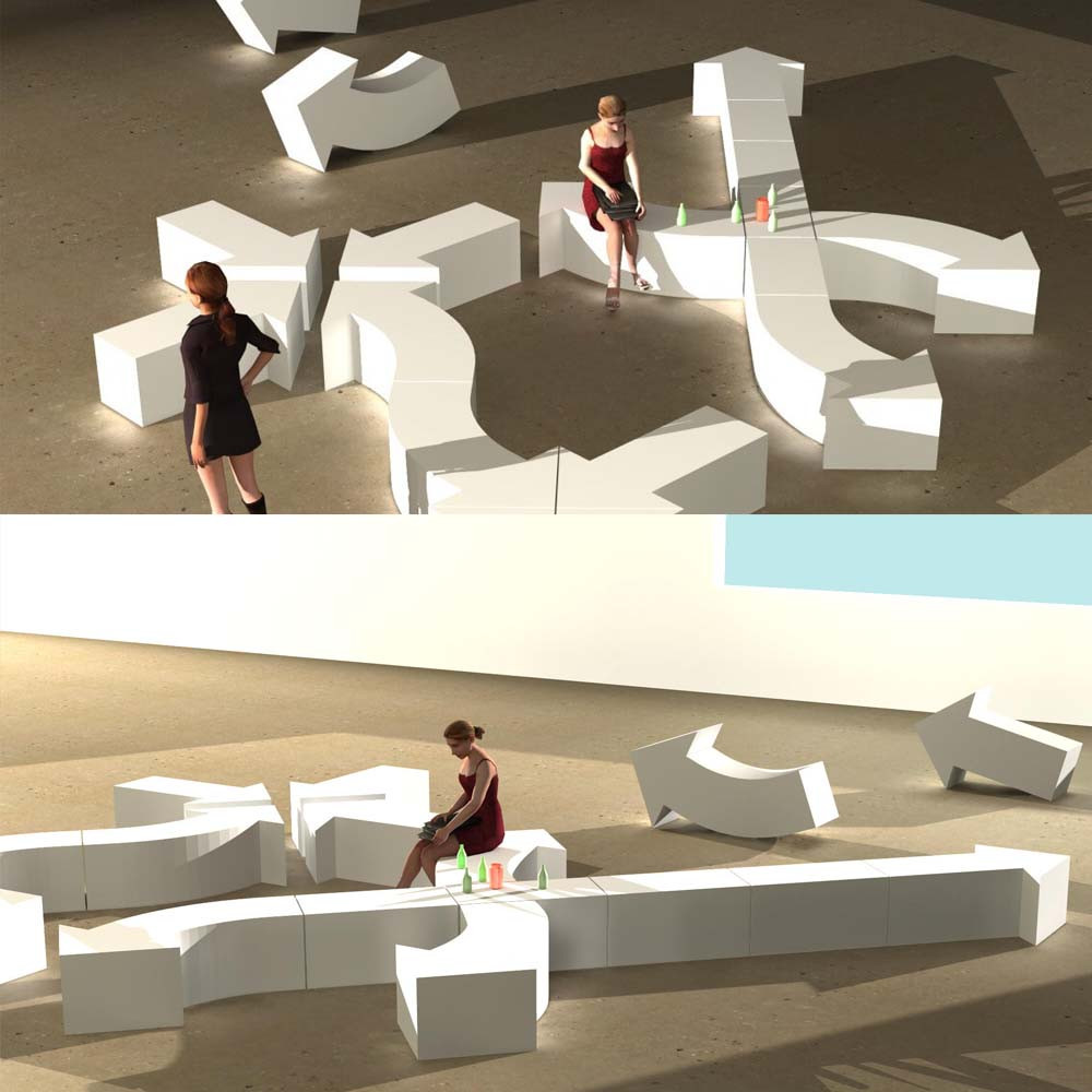 Arrows （A） 椅子 イス インテリア オブジェ 置物