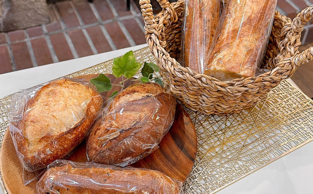 【簡易包装】ハード系パンセット〈645g〉