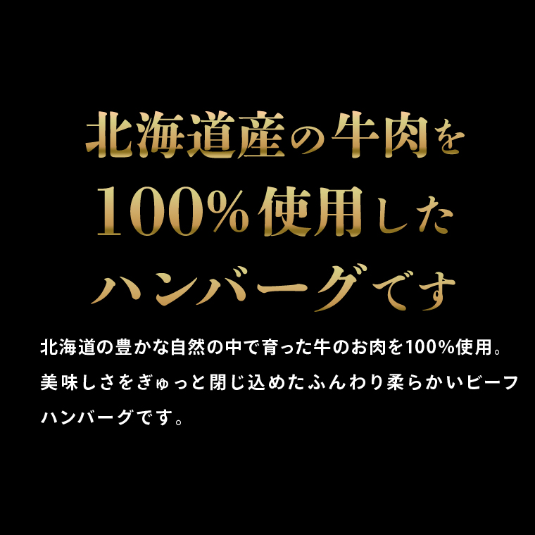 120023001 北海道ビーフハンバーグ(150g×64)穴のあいたビーフハンバーグ(計 約9.6kg)