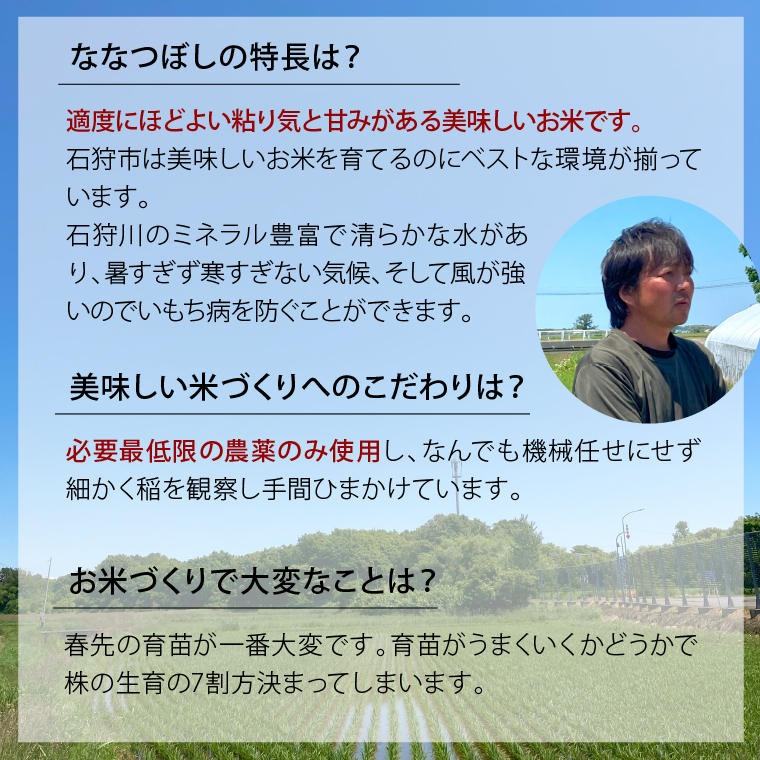 140061002 令和6年産 新米 地物市場とれのさと ななつぼし 20kg