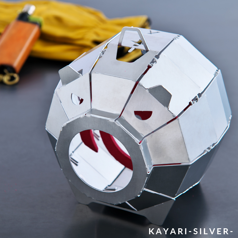 570015 KAYARI-SILVER-（アルミ）｜キャンプ用具 アウトドアグッズ 蚊取り線香ホルダー カヤリ トリパス シルバー