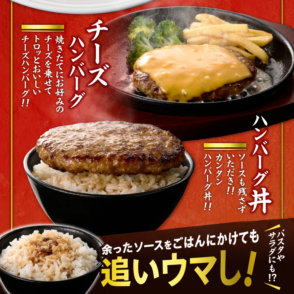 ファイヤーバーグ ハンバーグ(ソース付)【150g×4個入】 ｜ 北海道 石狩市