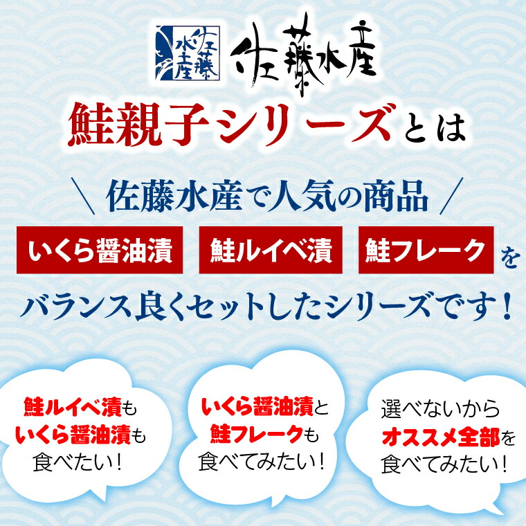 佐藤水産 鮭親子セットB