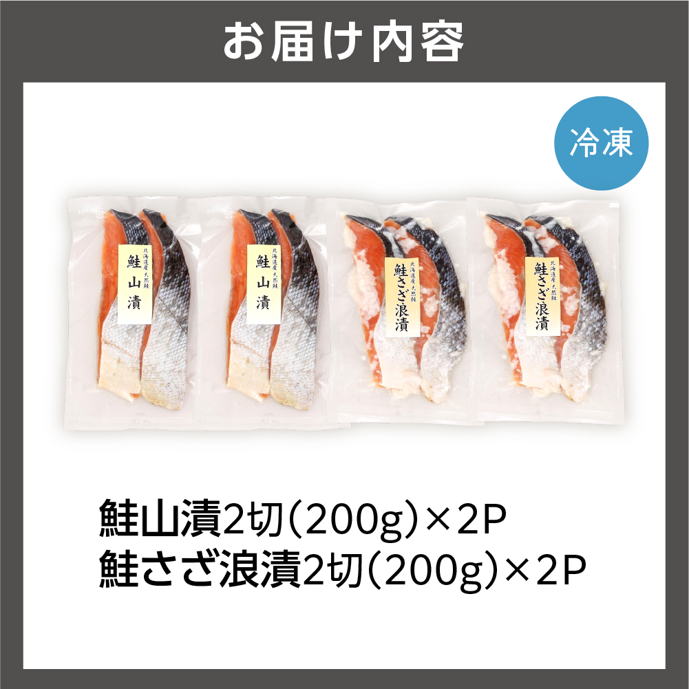 佐藤水産 北海道のこだわり鮭切身2種