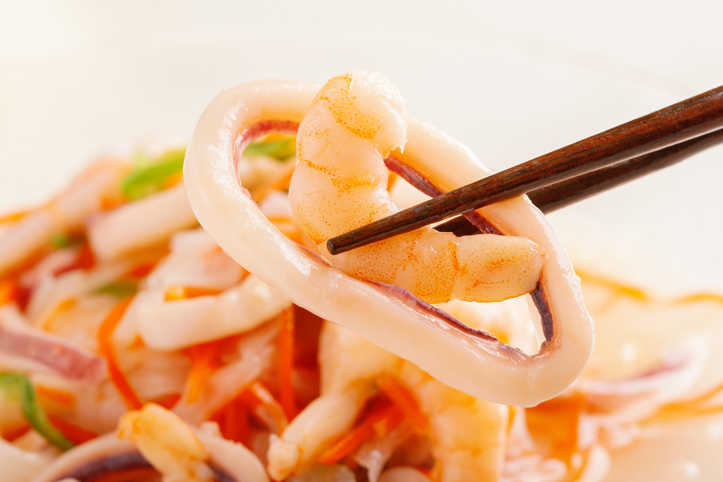 いかとえびのマリネと貝づくしサラダ HOKR007