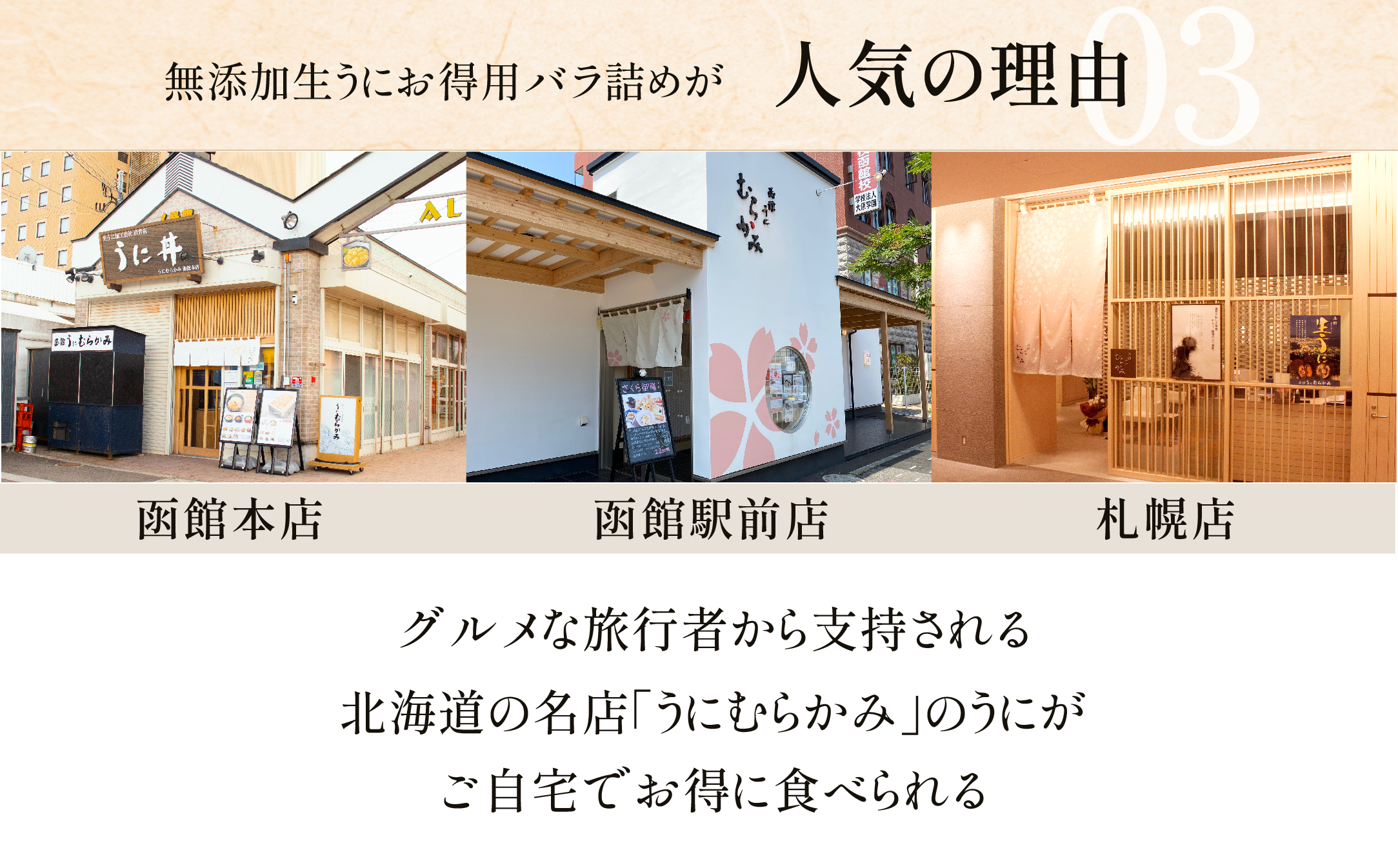 「うにむらかみ」無添加生うにお得用バラ詰め250g HOKT003