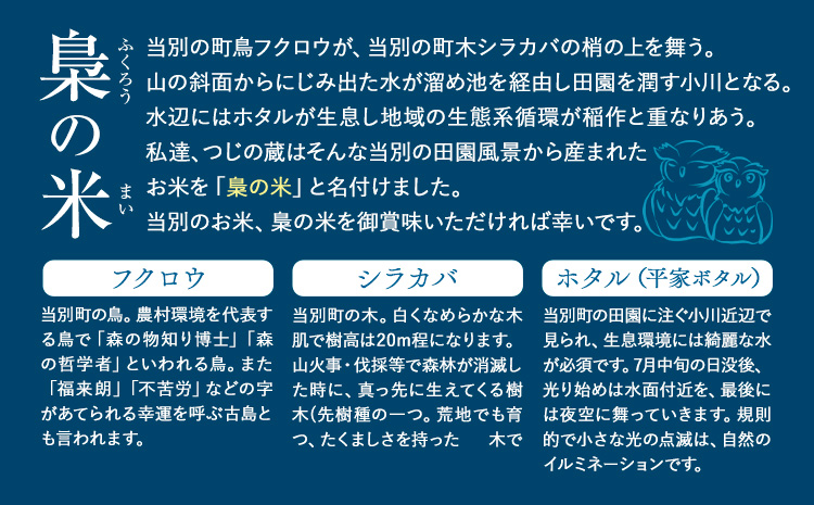 当別産米「おぼろづき・ななつぼし」10kgお米 米 白米 精米 備蓄米 北海道産 当別町産 定番 産地直送 ふっくら ご飯 こめ 農家直送 おぼろづき ななつぼし ななつほし 食べ比べ 辻野商店 つじの蔵