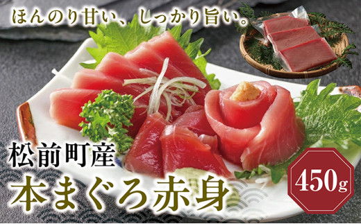 超低温冷凍 松前町産本まぐろ赤身　450ｇ MATK025