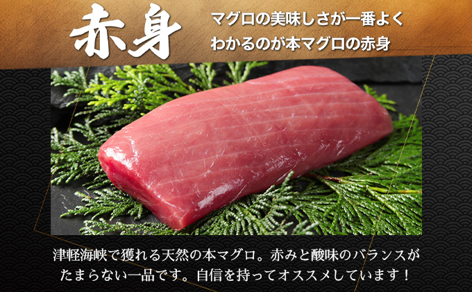 天然本マグロ中トロ＆赤身二種盛り MATB006