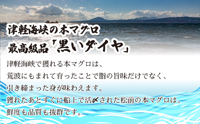天然本マグロ三種盛り MATB002