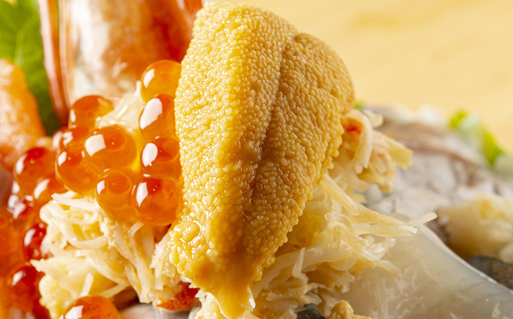 【2025年6月中旬以降発送】 キタムラサキウニ 100g×1パック 上磯郡漁業協同組合