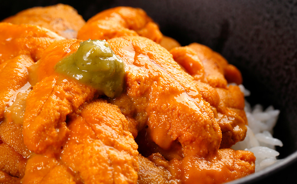 ☆知内町加工☆塩水エゾバフンウニ１００g【マルタカ高橋商店】