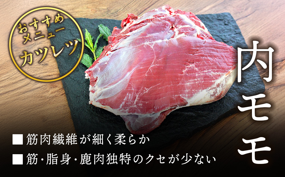 知内町産蝦夷鹿[内もも]　500g