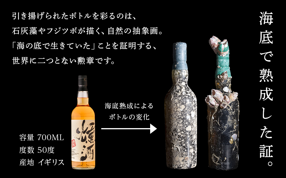 【2026.12月発送予約】知内海底熟成ウイスキーJ