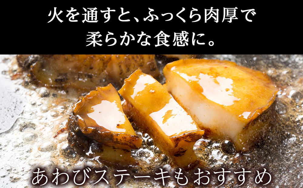 北海道 知内産　天然活あわび約500g（M～L詰め合わせ）≪上磯漁業協同組合≫