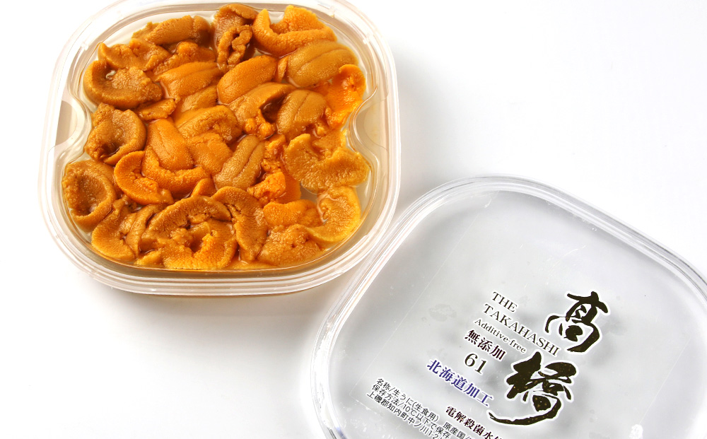 ☆知内町加工☆塩水エゾバフンウニ１００g【マルタカ高橋商店】