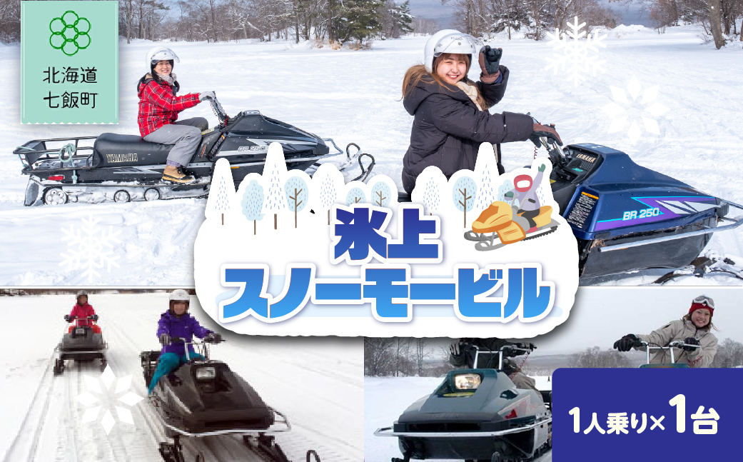 氷上スノーモービル(1人乗り)　1台 NABE005