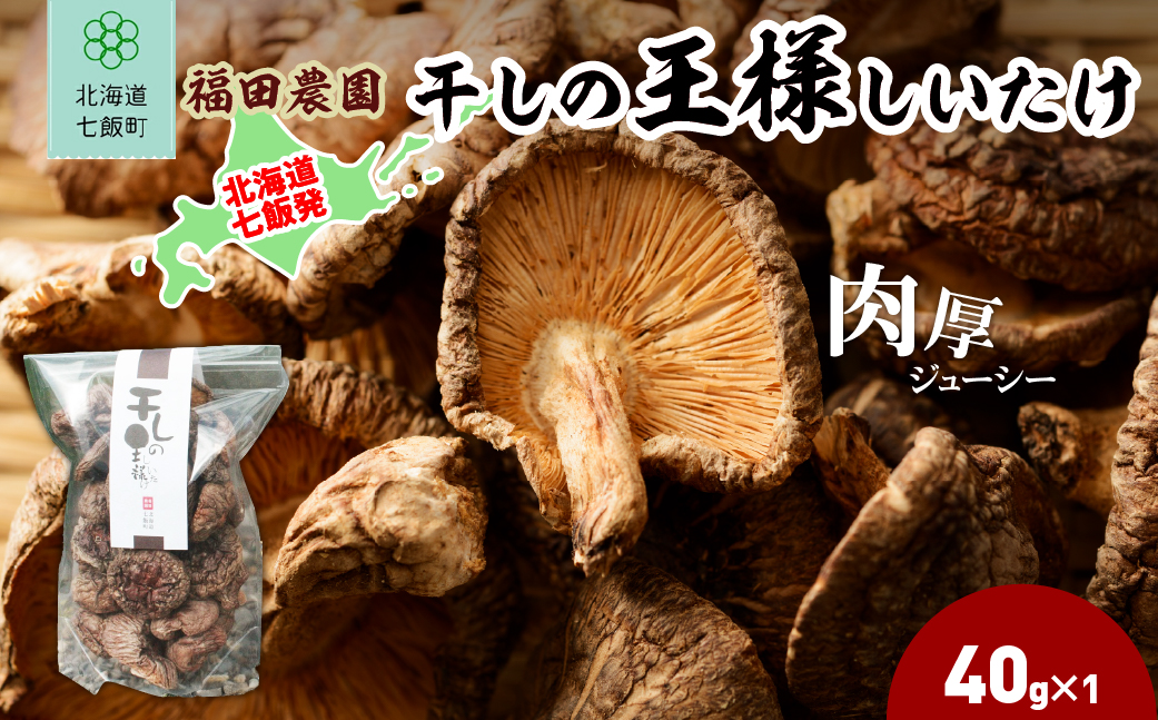 干しの王様しいたけ 40ｇ×1袋 NAT007