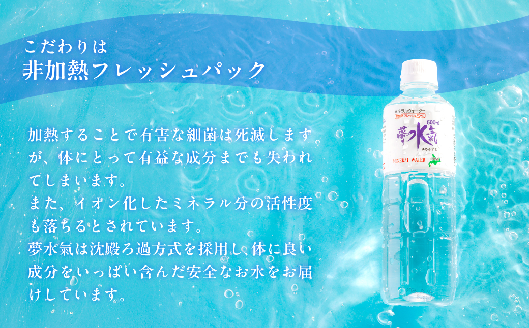 ミネラルウォーター夢水氣（290ml×40本）3セット 天然アルカリイオン水 軟水 NABI005