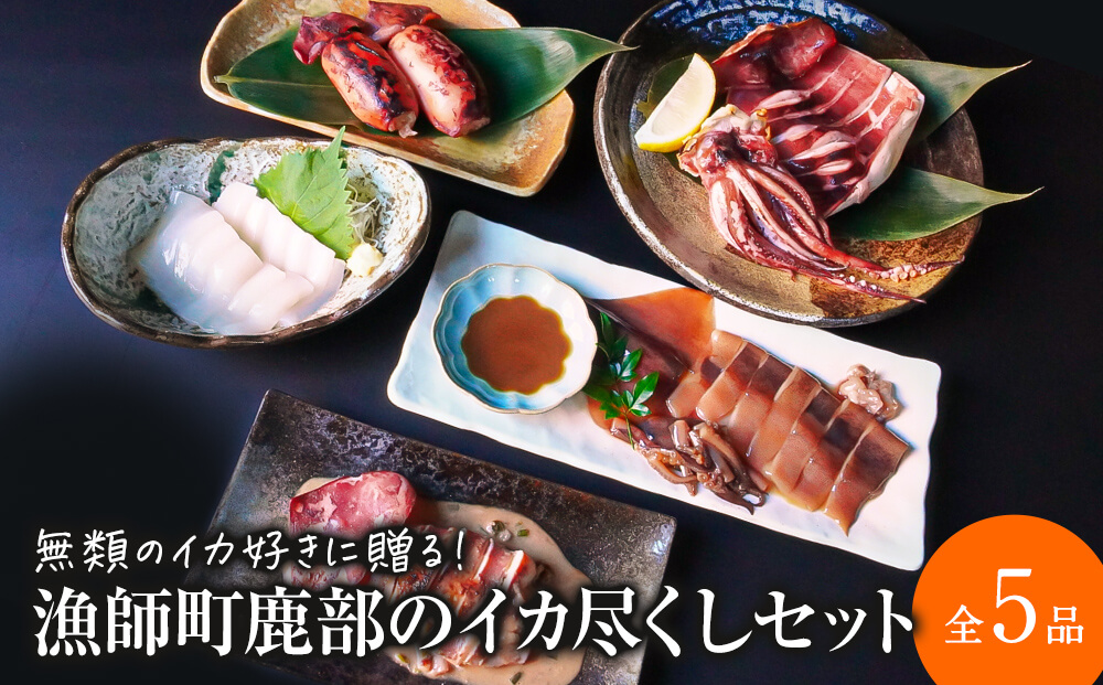 【2026年4月下旬発送】訳あり 漁師町鹿部のイカ尽くしセット 全5品いか イカ 詰め合わせ セット 期間限定