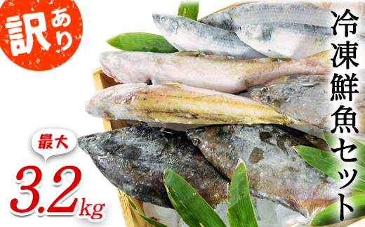 【2024年7月発送】北海道産 冷凍鮮魚セット 最大3.2kg 「漁師応援プロジェクト！」 下処理済み 冷凍 鮮魚 海鮮 海産 地元